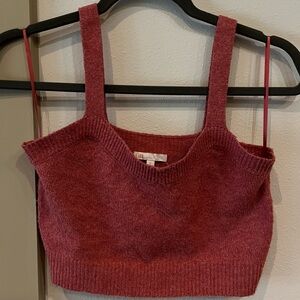 Gianni bini cropped sweater tank